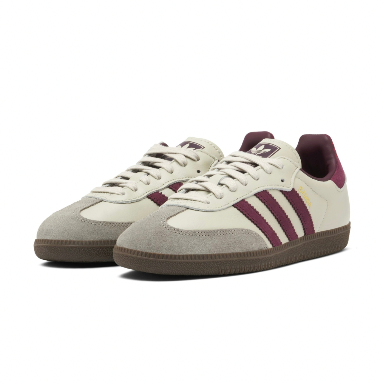 Adidas Samba OG – Putty Grey Maroon