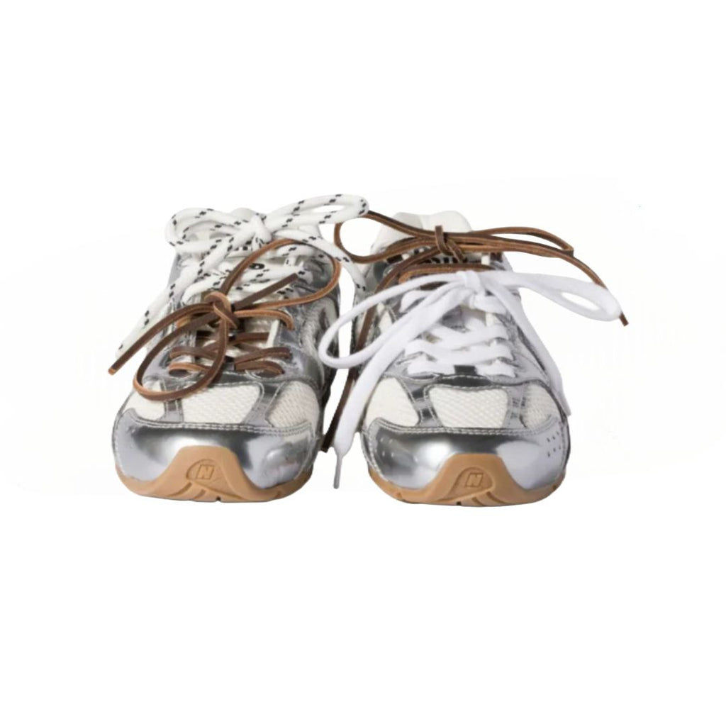 New balance  x miu miu SL metallic silver